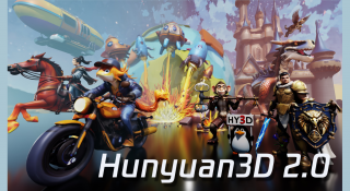 Words & Pictures to Amazing 3D: Dive into Tencent’s Hunyuan3D-2!